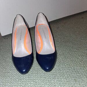 Navy Etienne Aigner Heels